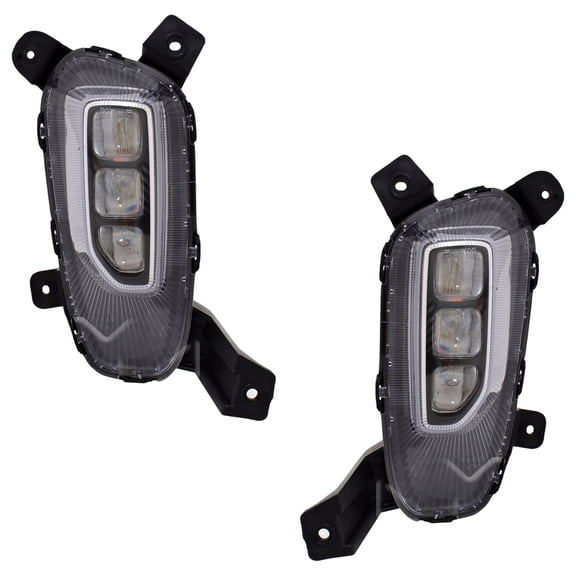 New Pair Of Fog Lights Compatible With Kia Seltos SX Turbo Sport Utility Seltos SX Sport Utility 2021-2023 By 19-6407-00 KI2593177 92202 Q5110 19-6408-00 92201 Q5110 KI2592177