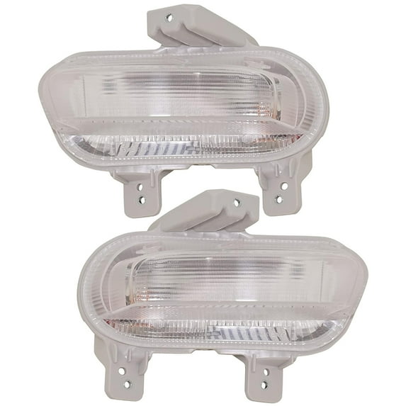 New Pair Of Front Parking Lights Compatible With Jeep Renegade 2019-2023 By Part Numbers CH2531106 68576888AA 762405-42411-8 RJ10690005 CH2530106 68576374AA 762405-42412-5 RJ10690006
