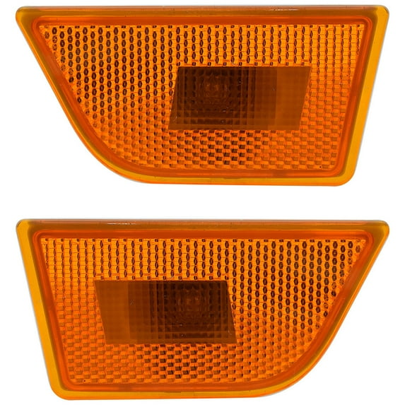 New Pair Of Front Side Marker Lights Compatible With Ford Maverick Lariat XLT Crew Cab Pickup 2022 2023 FO2551149 NZ6Z 13A565 A 762405-44039-2 FO2550149 NZ6Z 13A565 B 762405-44040-8