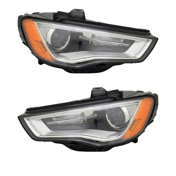 New Pair Of HID Headlights Compatible With Audi A3 Sportback E-Tron Technik Hatchback 4-Door 1.4L 2016 2017 2018 By Part Number 8V0-941-044-B 8V0-941-043-B
