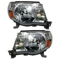 thumbnail image 1 of New OEM Replacement Pair Of Halogen Headlights Is Compatible With Toyota Tacoma Base Crew Cab Pickup 4 Door 2005 2006 2007 2008 2009 2010 2011 By Part Number To2503157 To2502157, 1 of 2