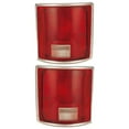 thumbnail image 1 of New Pair of Halogen Tail Light Lens Compatible With GMC C25 Suburban High Sierra Sport Utility 4 Door 4.8L 5.0L 1975 1976 1977 1978 By part number 5968329 5968330 GM2800122 GM2801122, 1 of 4