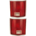 thumbnail image 1 of New Pair of Halogen Tail Light Lens Compatible With GMC K15 Suburban Sierra Grande Sport Utility 4 Door 4.1L 1975 1976 1977 1978 By part number GM2807901 5965772 GM2806901 5965771, 1 of 3