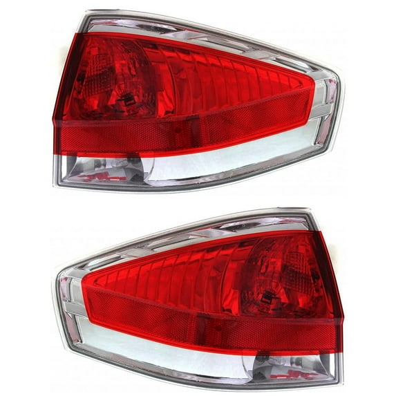 New Pair Of Halogen Tail Lights Compatible With Ford Focus Ses Sedan 4-Door 2.0L 2009 2010 2011 By Number Fo2801215 Fo2800215 9S4Z 13404 D 9S4Z 13405 D 9S4Z-13404-D 9S4Z-13405-D 9S4Z13404D 9S4Z13405D