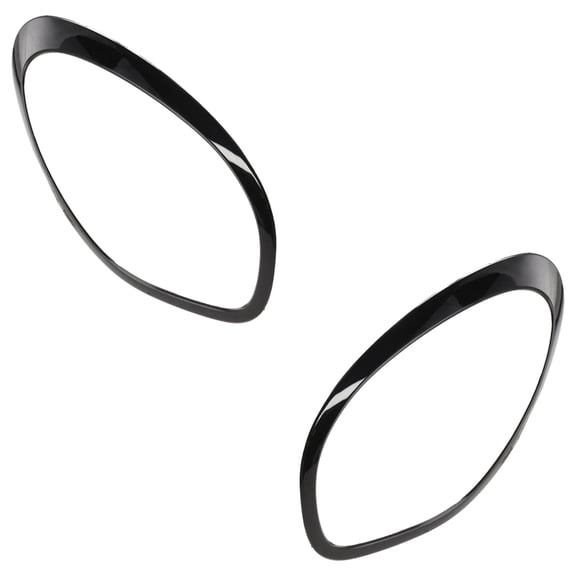 New Pair Of Headlight Bezel Compatible With Mini Cooper Countryman S Cooper Countryman John Cooper Works ALL4 2011-2016 By MC2506102 MC2507102 51139812899 51139812900