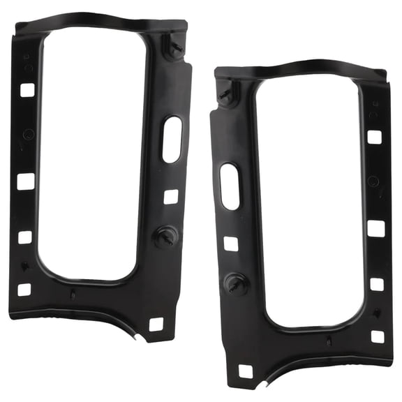 New Pair Of Headlight Bracket Compatible With Chevrolet GMC Silverado 1500 Custom 8 Cyl 5.3L Sierra 2500 HD Denali 8 Cyl 6.6L 2014-2019 By GM2508114 GM2509114 23106026 23106027