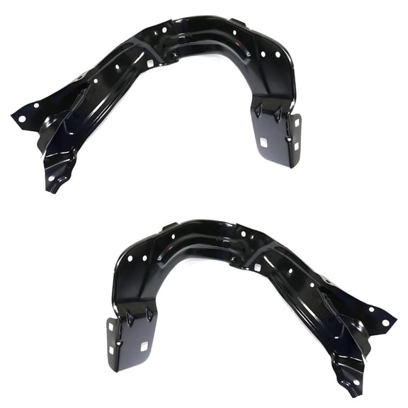 New Pair Of Headlight Bracket Compatible With Mercedes Benz C320 Base 6 Cyl 3.2L C230 Kompressor 4 Cyl 2.3L 2002-2005 By MB2509100 2036203272 MB2508100 2036200572