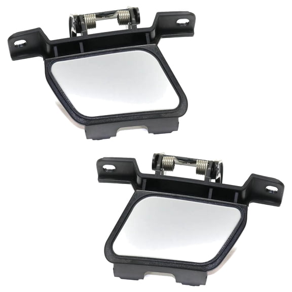 New Pair Of Headlight Washer Cover Compatible With Mercedes Benz SLK55 AMG Base SLK350 Base 2005-2011 By MB1048123 MB1049123 17188001059999 17188000059999