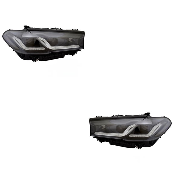 New Pair Of Headlights Compatible With Bmw 530I Xdrive Base Sedan G30 M5 Cs Sedan F90 M550i Xdrive Base G30 M5 Competition F90 M5 F90 2021-2023 By Bm2503202 63 11 8 084 379 63 11 8 084