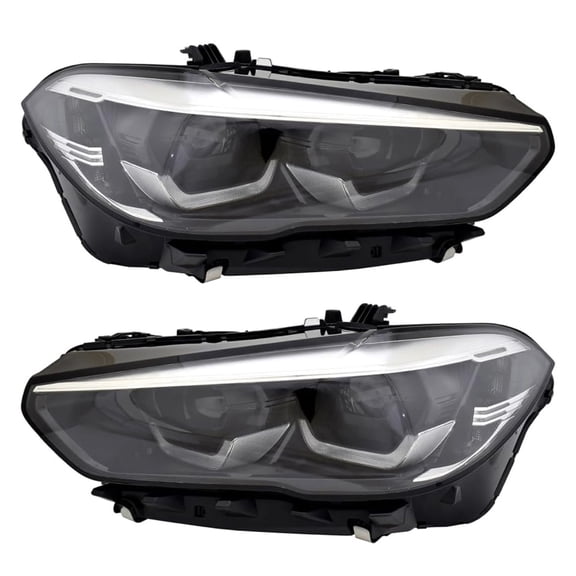 New Pair of Headlights Compatible With BMW X5 X6 3.0L 4.4L 2019 2020 2021 2022 2023 By Part Numbers BM2503199 BM2503199 63 11 7 933 338 63 11 7 933 337 762405-43116-1 762405-43117-8