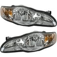 thumbnail image 1 of New Pair of Headlights Compatible With Chevrolet Monte Carlo SS 35th Anniversary Edition Coupe 2-Door 3.8L 2002 By GM2503212 10349959 762405-61380-2 GM2502212 10349960 762405-61381-9, 1 of 6