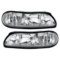 thumbnail image 1 of New Pair Of Headlights Compatible With Chevrolet Oldsmobile Classic Malibu Cutlass Base LS LX GLS 2.2L 1997-2003 2004 2005 By Part Numbers GM2503154 GM2502154 22618781, 1 of 3