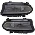 thumbnail image 1 of New Pair Of Headlights Compatible With Dodge Charger Scat Pack Widebody Pursuit SXT R/T GT Sedan 3.6L 5.7L 6.4L 2022 By CH2503356 68546770AC 20-9695-70 CH2502356 68546771AC 20-9696-70, 1 of 6