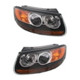 thumbnail image 1 of New Pair Headlights Compatible With Hyundai Santa Fe GL GLS 2.7L GL GLS SE Limited 3.3L 2007 2008 2009 By Part Numbers HY2503150 92102-0W060 921020W060 HY2502150 92101-0W060 921010W060, 1 of 5