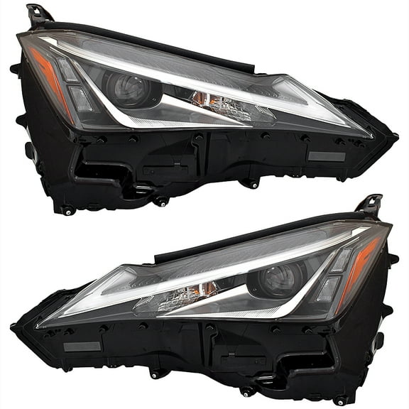 New Pair Of Headlights Compatible With Lexus Ux250H Base Sport Utility 2019 2020 2021 2022 By Part Number 8114576230 Lx2503189 81145-76230 8118576230 Lx2502189 81185-76230