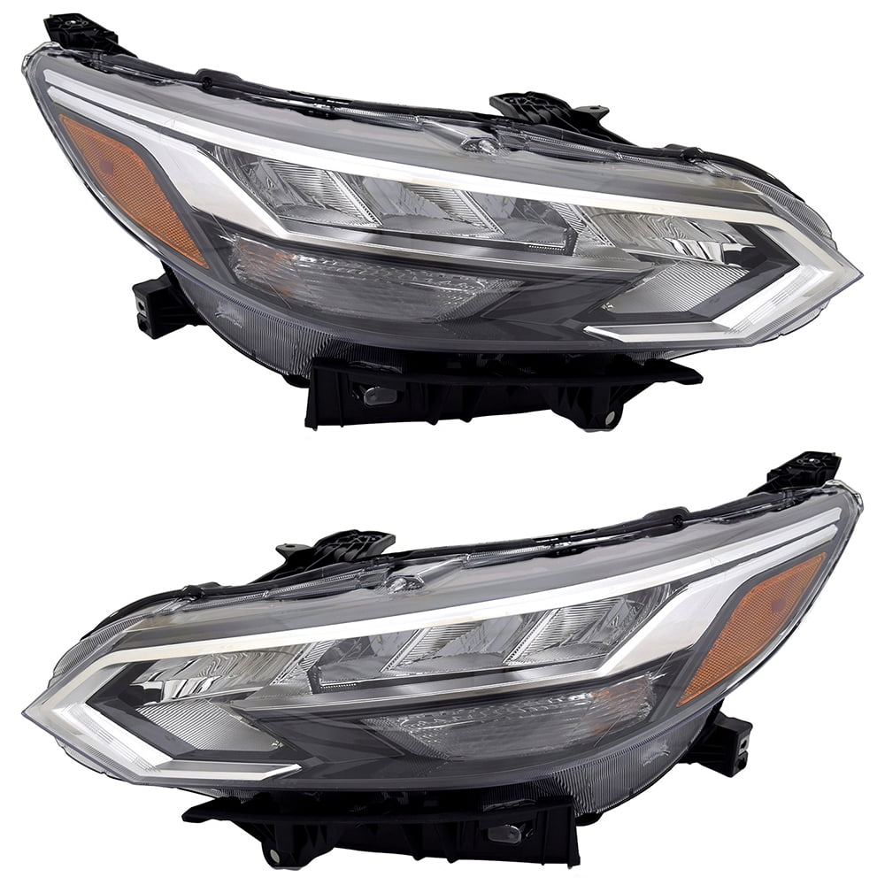 New Pair Of Headlights Compatible With Nissan Sentra Sr Sedan 4