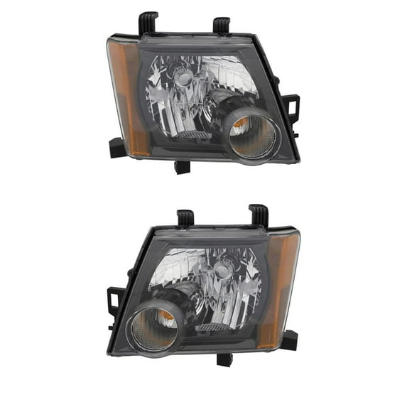 New Pair Headlights Compatible With Nissan Xterra S Sport Utility 2009 2010 2011 2012 2013 2014 2015 By Part Numbers NI2503189 26010-ZL00A 26010ZL00A NI2502189 26060-ZL00A 26060ZL00A