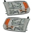 thumbnail image 1 of New Pair Headlights Compatible With Ram 2500 Sport Crew Cab 5.7L 2013 2014 2015 2016 2017 2018 By Part Numbers Ch2519149 68270496Ae Ch2518149 68270497Ae, 1 of 6
