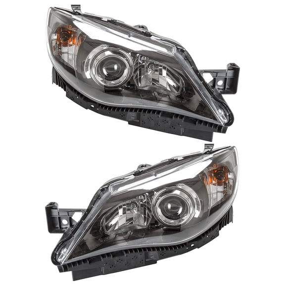 New Pair Headlights Compatible With Subaru Impreza 2.5i WRX Hatchback 4 Door 2.5L 2008 2009 2010 2011 By Part Numbers SU2503125 84001FG241 SU2502125 84001FG251
