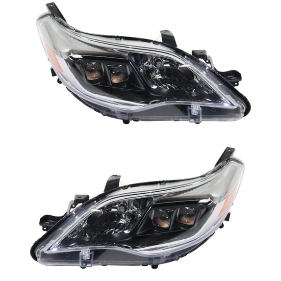 New Pair Headlights Compatible With Toyota Avalon Limited Sedan 3.5L 2016 2017 2018 By Part Numbers TO2503245 81110-07122 8111007122 TO2502245 81150-07122 8115007122
