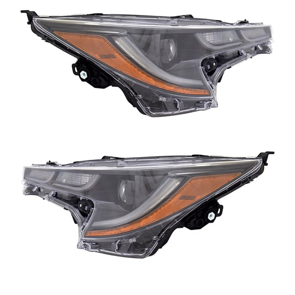New Pair Of Headlights Compatible With Toyota Corolla Xse Apex Sedan 4-Door 2.0L 2021 2022 By Part Number 81110-02P50 8111002P50 To2503304 81150-02P50 8115002P50 To2502304
