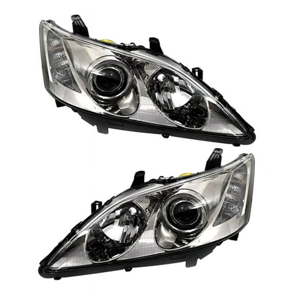 New Pair Of Hid Headlight Is Compatible With Lexus Es350 Base Sedan 4-Door 2007 by Part Number 81145-33680 8114533680 81185-33680 8118533680 LX2503142 LX2502142
