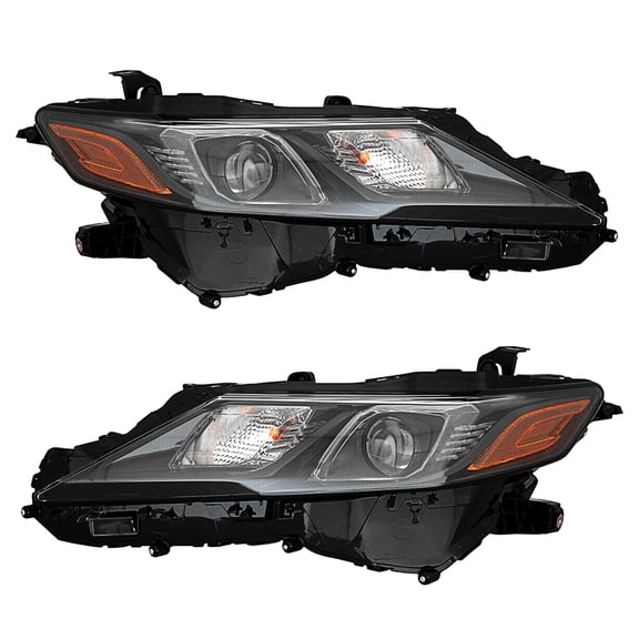 New Pair Of Led Headlights Is Compatible With Toyota Camry Trd Sedan 2020 2021 by Part Number 81110-06F60 8111006F60 81150-06C20 8115006C20 TO2503299 TO2502299