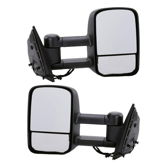 New Pair Of Mirror Compatible With Gmc Sierra 3500 Hd Denali Crew Cab Pickup 4-Door 6.0L 6.6L 2011 2012 2013 2014 By Part Number Gm1321407 25838267 762405-71401-1 Gm1320407 20862098 762405-71402-8