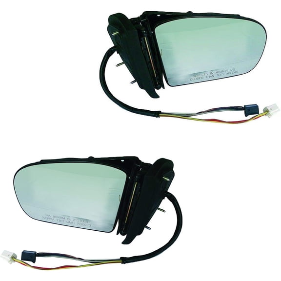Side Mirror Compatible with 2001-2007 Mercedes-Benz C200 C240 C320 C230 C32 AMG C55 AMG C280 C350 1.8L 2.5L I4 M272 M112 M113K 201HP Replaces MB1320107 8400051 8400052 84000518400052
