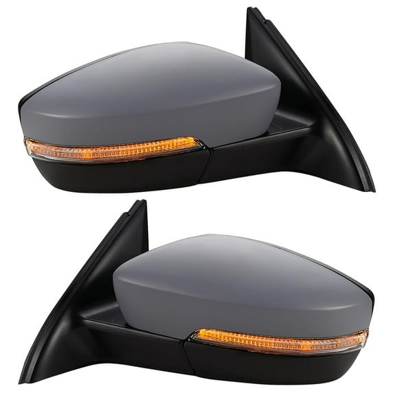 New Pair Of Mirror Compatible With Volkswagen Passat Comfortline Tdi Sel Premium Highline Sportline Wolfsburg Edition Trendline S 2.0L 2.5L 3.6L 2013 Vw1321145 5Z1 857 538 E Gru Vw1320145