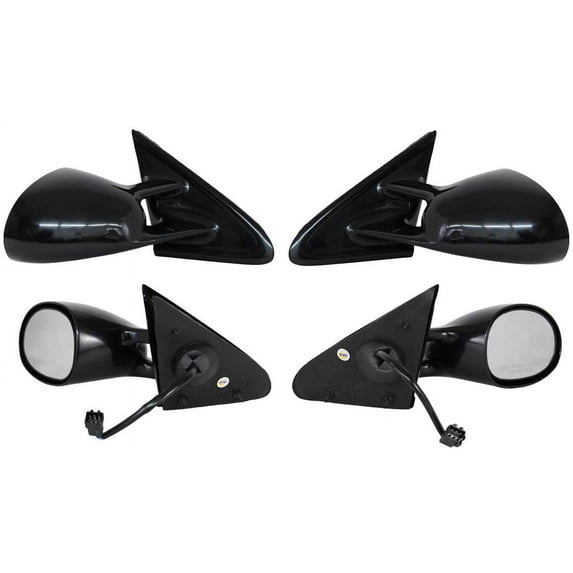 Left Driver & Right Passenger Side Door Mirror Compatible with 1995-2000 Chrysler Cirrus Dodge Stratus Plymouth Breeze Power Heated CH1321171 CH1320171 4646308 4646309 CH1321171