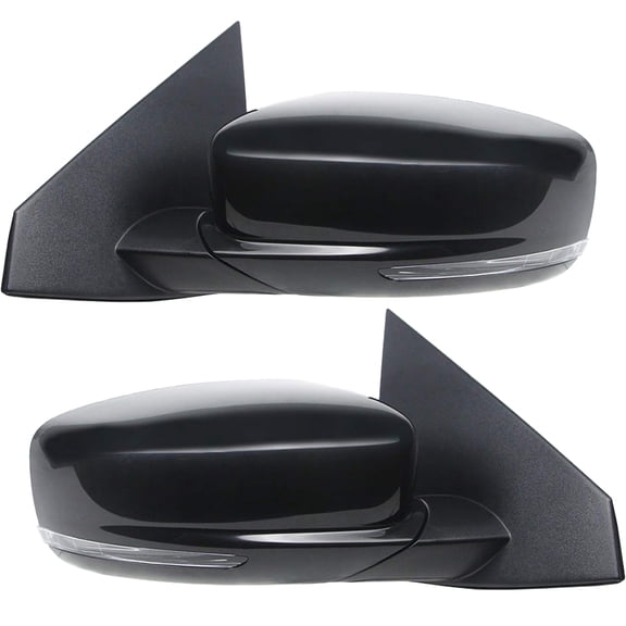 New Pair Of Mirrors Is Compatible With Dodge Dart Aero Gt Limited R/T Rallye Se Sxt Sedan 2013-2015 By Part Numbers Ch1321469 1Ta14Tzzai 762405-72033-3 Ch1320469 1Ta15Tzzai 762405-72034-0