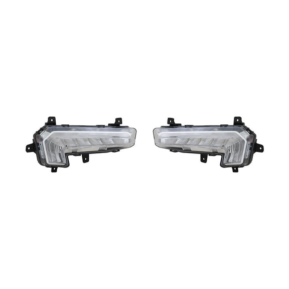 New Pair Of Daytime Running Lights Compatible With General Motors Chevrolet Malibu 2016 2017 By Part Numbers 22982837 22982838 GM2562110