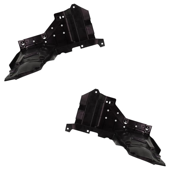 Engine Splash Guard Compatible with 2016-2022 Honda Hr-V Right And Left Plastic Guard 74115T7JH00 Under Engine Undercarriage Protection Road Debris Shield Bolt-On Fit Direct Fit