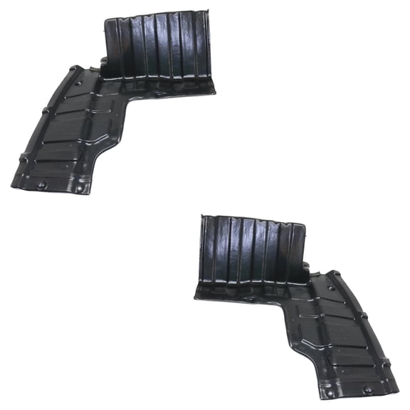 Engine Splash Guard Compatible with 2012-2013 Kia Rio Left And Right Plastic Guard 291301W000 Under Engine Undercarriage Protection Road Debris Shield Bolt-On Fit Direct Fit OE Spec