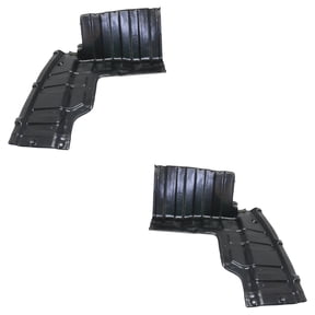 Engine Splash Guard Compatible with 2012-2013 Kia Rio Left And Right Plastic Guard 291301W000 Under Engine Undercarriage Protection Road Debris Shield Bolt-On Fit Direct Fit OE Spec