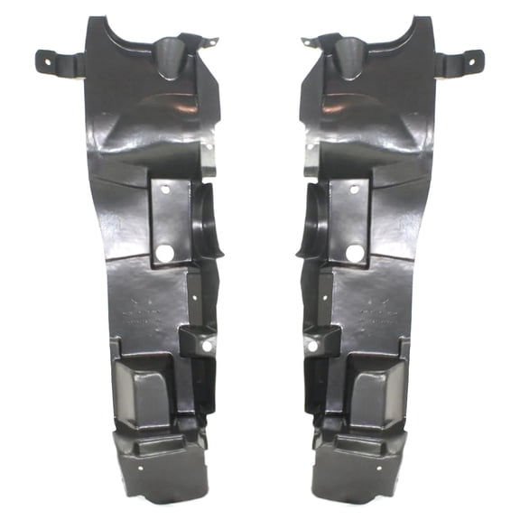 Lower Engine Cover Compatible with 2007-2009 Saturn Aura 3.6L V6 3.5L V6 Left And Right Protective Shield Under Engine Undercarriage Protection Road Debris Shield Bolt-On Fit Direct Fit