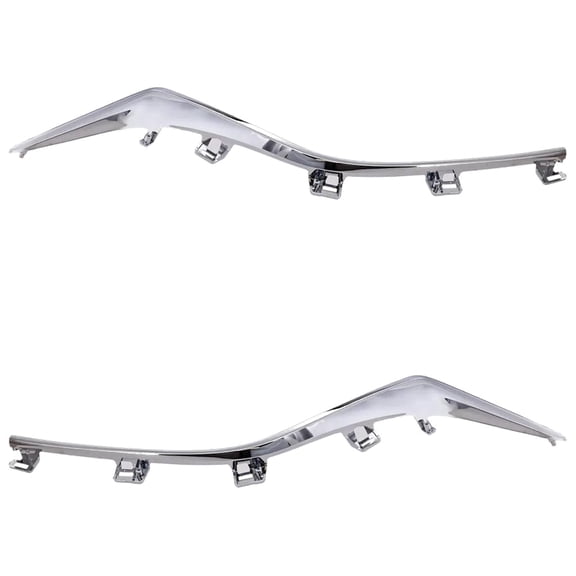 New Pair Of Grille Trim Compatible With Mazda 3 i SV 3 GS 2014-2016 By MA1214105 MA1215105 BHN1507K1A BHN1507J1A