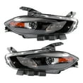 thumbnail image 1 of New Pair Of Halogen Headlight Compatible With Dodge Dart Limited Sedan 2013-2015 by Part Number 68085140AL 68085141AL CH2503240 CH2502240, 1 of 2