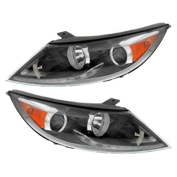 New Pair Of Halogen Headlight Fits Kia Sportage Sport 2013 Ki2503149 Ki2502149