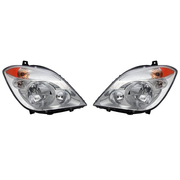 New Pair Of Halogen Headlight Fits Mercedes Benz Sprinter 2500 2010-13 Ch2503198
