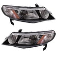 thumbnail image 1 of New Pair Of Halogen Headlights Compatible With Honda Civic Lx Sedan 4 Door 2009 2010 2011 By Part Number 33151Snca01 33101Snca01, 1 of 5