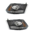thumbnail image 1 of New Pair Of Halogen Headlights Compatible With Ram 3500 Lone Star Extended Crew 5.7L 6.4L 6.7L 2016 2017 2018 By Part Number 68324940Ad Ch2502290, 1 of 4