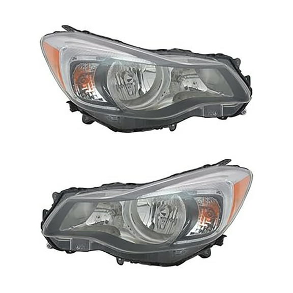 New Pair Of Halogen Headlights Compatible With Subaru Impreza I Limited Sedan Hatchback 2.0L 2015 2016 By Part Number 84001Fj330 84001Fj320