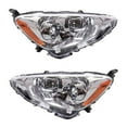 thumbnail image 1 of New Pair Of Halogen Headlights Compatible With Toyota Prius C Four Hatchback 4 Door 1.5L 2012 2013 2014 By Part Number 8115052E81 8111052E81, 1 of 3
