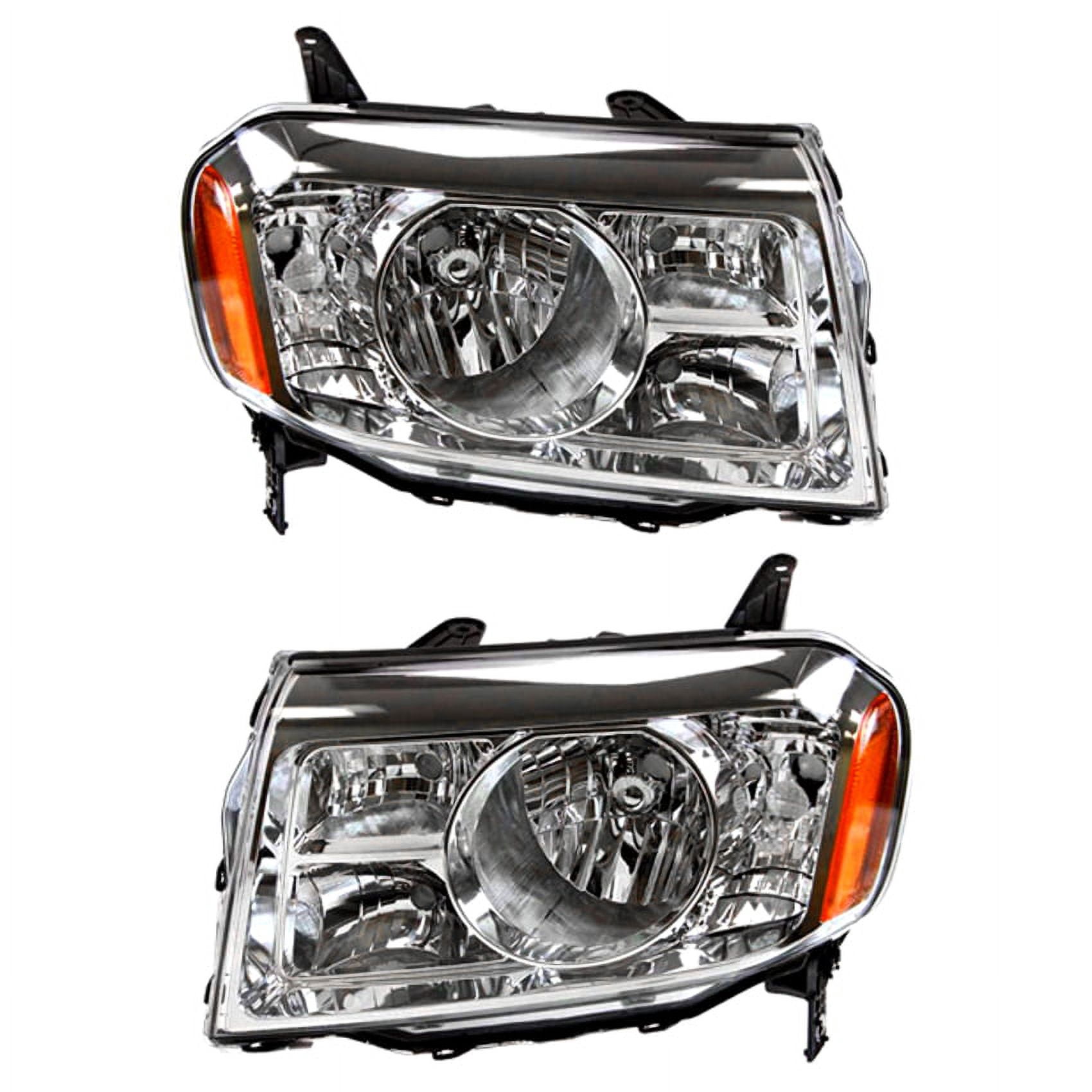 New Pair Of Headlight Compatible With Honda Pilot 2009-2011 by