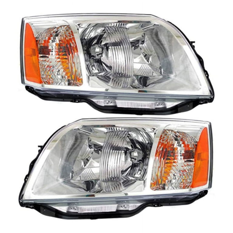 New Pair Of Headlight Compatible With Mitsubishi Endeavor Limited 