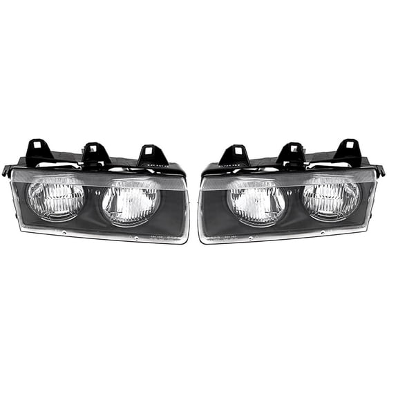 New Pair Of Headlight Fits BMW 323Is M3 1998-99 63-12-1-468-866 63-12-1-468-865