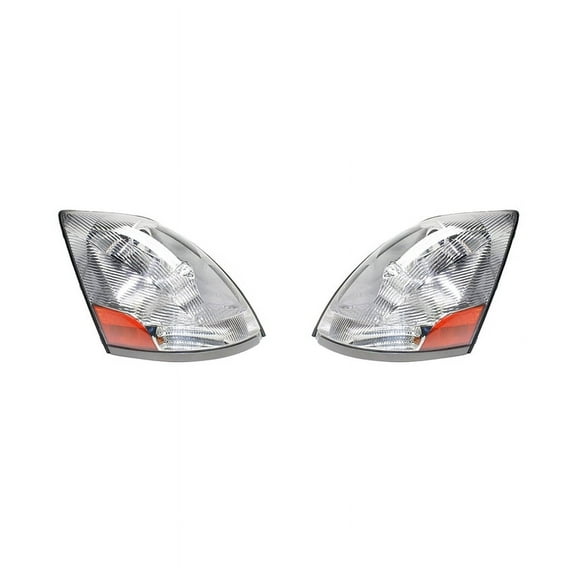 New Pair Of Headlight Fits Volvo Hd Vt Base Straight Truck 16.1L 06-12 82329590