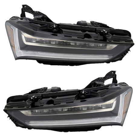New Pair Of Headlights Compatible With Acura Tlx Base Sedan 4-Door 2.0L 2021 2022 By Part Numbers Ac2503137 3100-Tgv-A03 3100Tgva03
